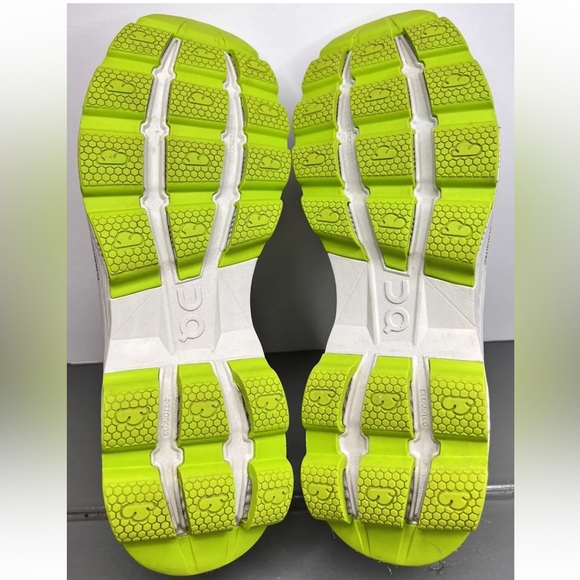 On Cloud Cloudracer Women’s 10.5 Running Shoes Cloudtec NO INSOLES Lime/Silver - Picture 13 of 16